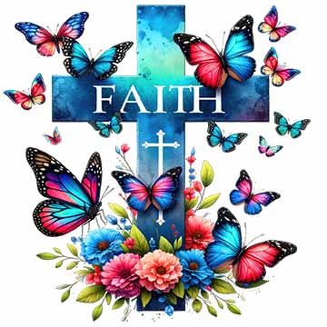 Ceramic Mug with Faith view 4