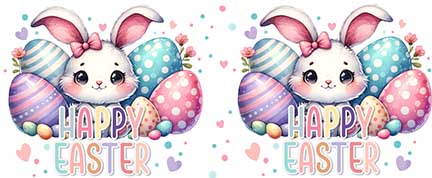 Ceramic Mug With Happy Easter Bunny view 4