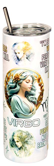 Doubled-Walled Horoscope Tumbler